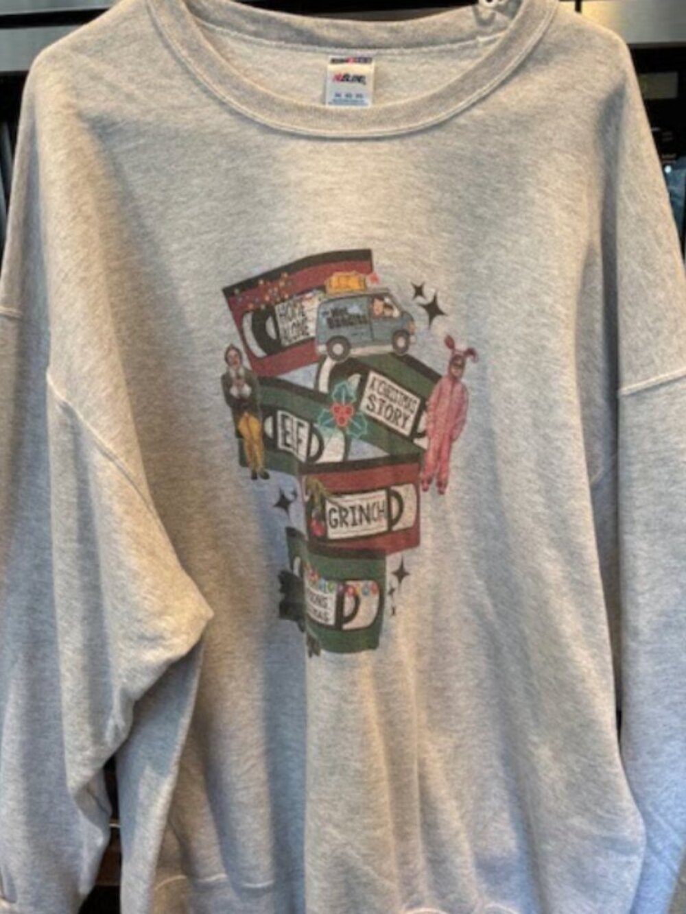 Women's Christmas Movies Sweatshirt Size 3XL